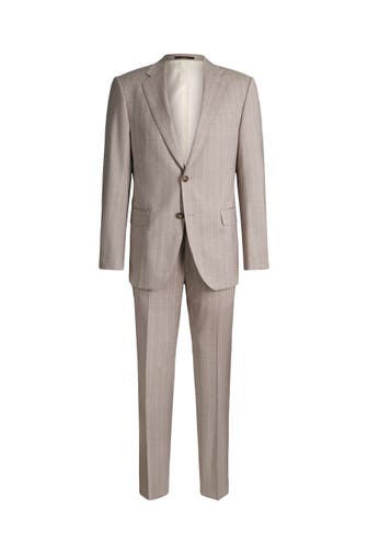 WINDSOR. Anzug Sera-Sole grau-braun Regular Fit