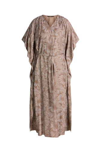 WINDSOR. Casual-Kleid Kaftan-Kleid braun