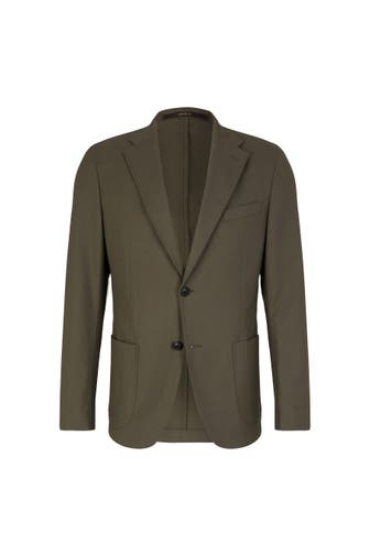 WINDSOR. Business-Sakko Giro oliv Regular Fit