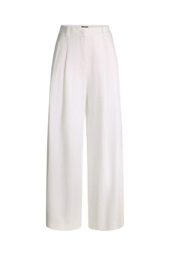 WINDSOR. Stoffhose Palazzohose weiß Culotte