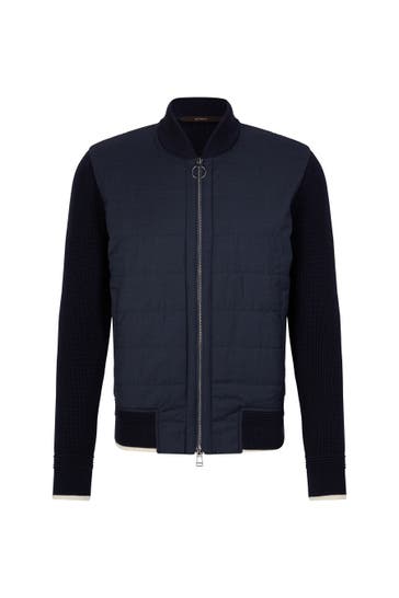 WINDSOR. Strickjacke Nibo navy