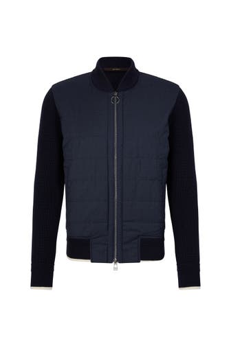 WINDSOR. Strickjacke Nibo navy