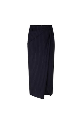WINDSOR. Maxirock Bleistift-Rock navy