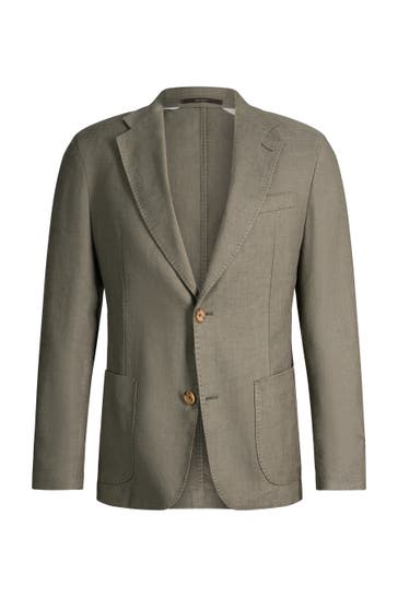 WINDSOR. Business-Sakko Giro oliv Regular Fit