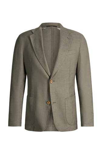 WINDSOR. Business-Sakko Giro oliv Regular Fit