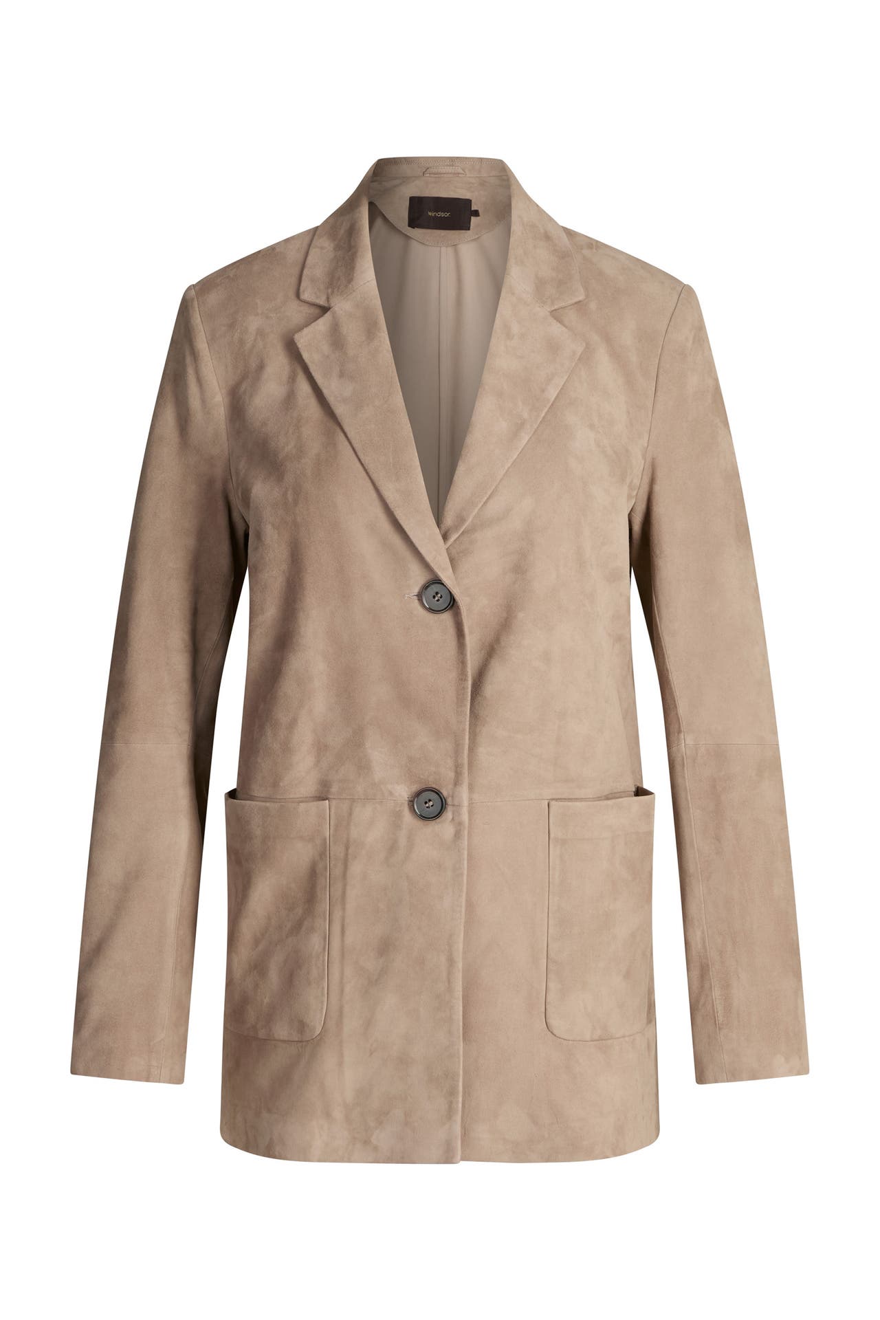 WINDSOR. Blazer Leder-Blazer taupe, Bild 1