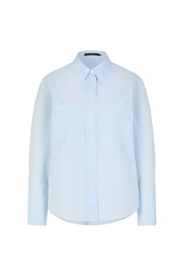WINDSOR. Business-Bluse Hemdbluse hellblau