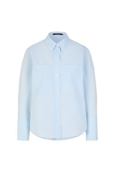 WINDSOR. - Business-Bluse Hemdbluse hellblau