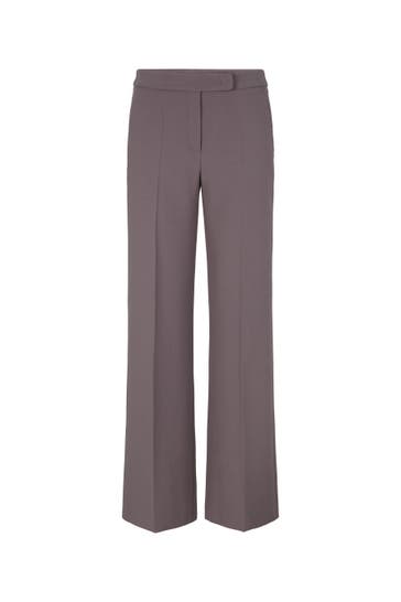 WINDSOR. Stoffhose Marlenehose grau Slim