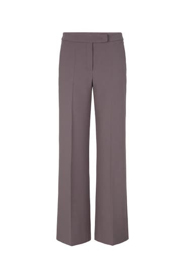 WINDSOR. - Stoffhose Marlenehose grau Slim