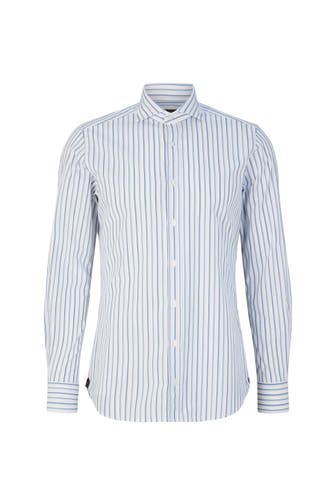 WINDSOR. Business-Hemd Lano weiß-blau gestreift Regular Fit