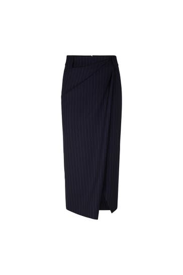 WINDSOR. Maxirock Bleistift-Rock navy