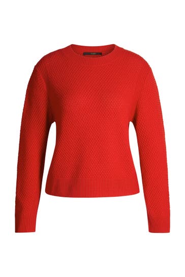 WINDSOR. Pullover Cashmere-Pullover rot