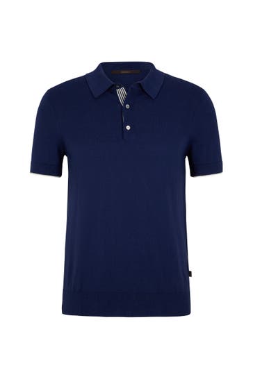 WINDSOR. Polo-Shirt Cashmilo navy