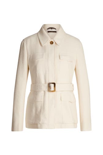 WINDSOR. Übergangsjacke Hemd-Jacke ecru