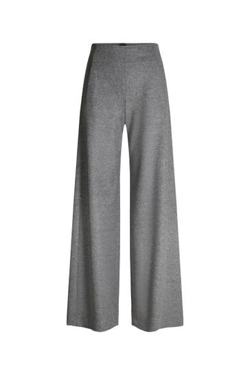 WINDSOR. Business-Hose Palazzo-Hose grau Straight