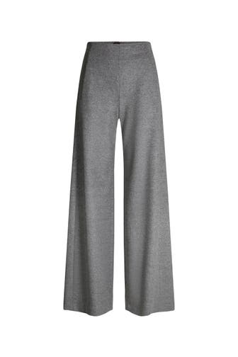 WINDSOR. Business-Hose Palazzo-Hose grau Straight