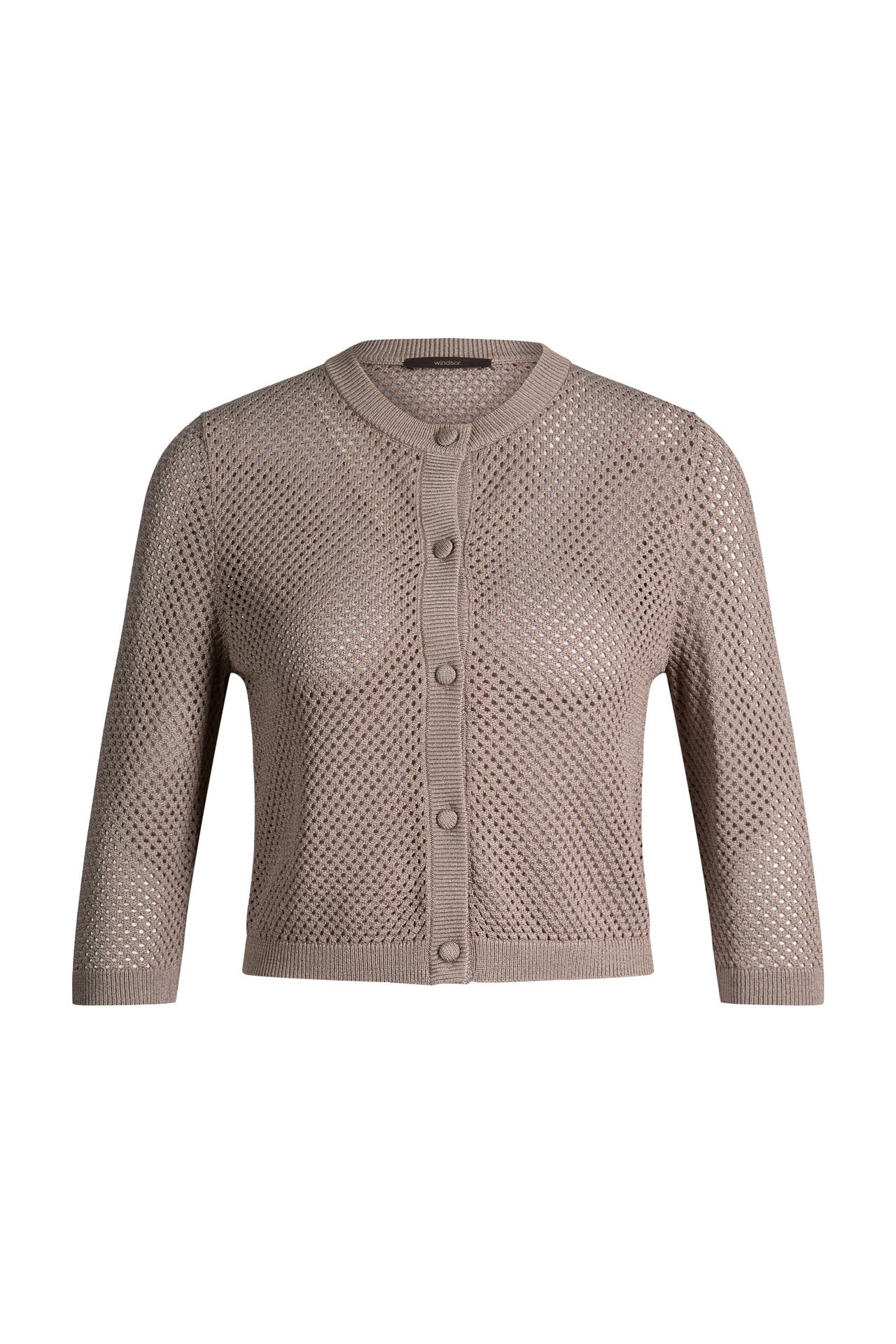 WINDSOR. Strickjacke Cardigan taupe, Bild 1