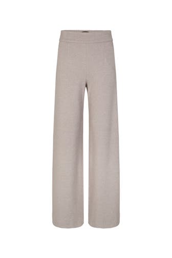 WINDSOR. Stoffhose Marlenehose grau Loose Fit