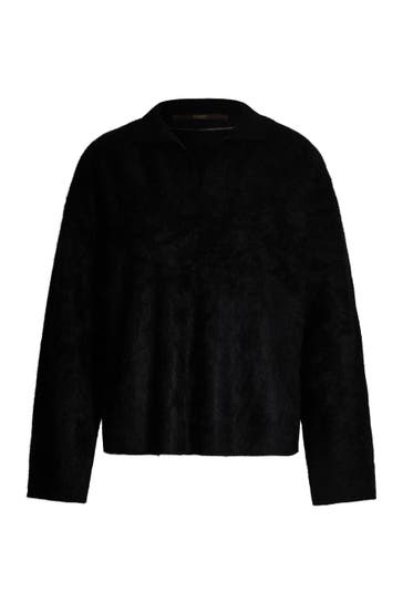 WINDSOR. Pullover Cashmere-Troyer schwarz
