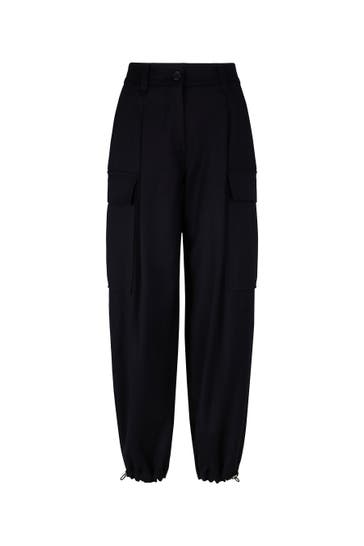 WINDSOR. Stoffhose Ballonhose navy Culotte