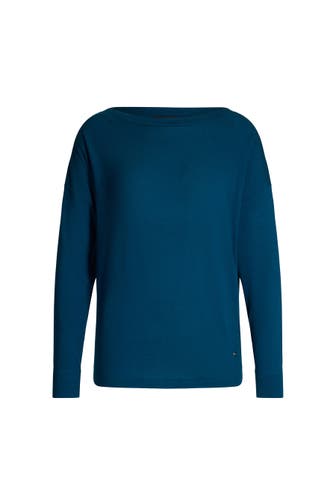 WINDSOR. T-Shirt Longsleeve petrol