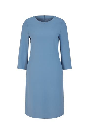 WINDSOR. Casual-Kleid Crêpe-Shift-Kleid in Schwarz blau