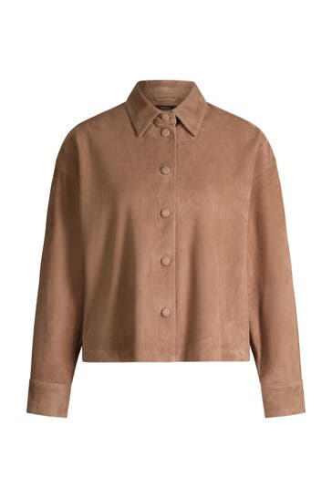 WINDSOR. Lederjacke Lederjacke hellbraun