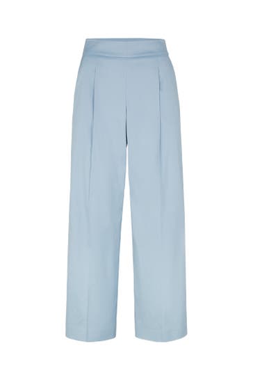 WINDSOR. Verkürzte Baumwollstretch-Culotte