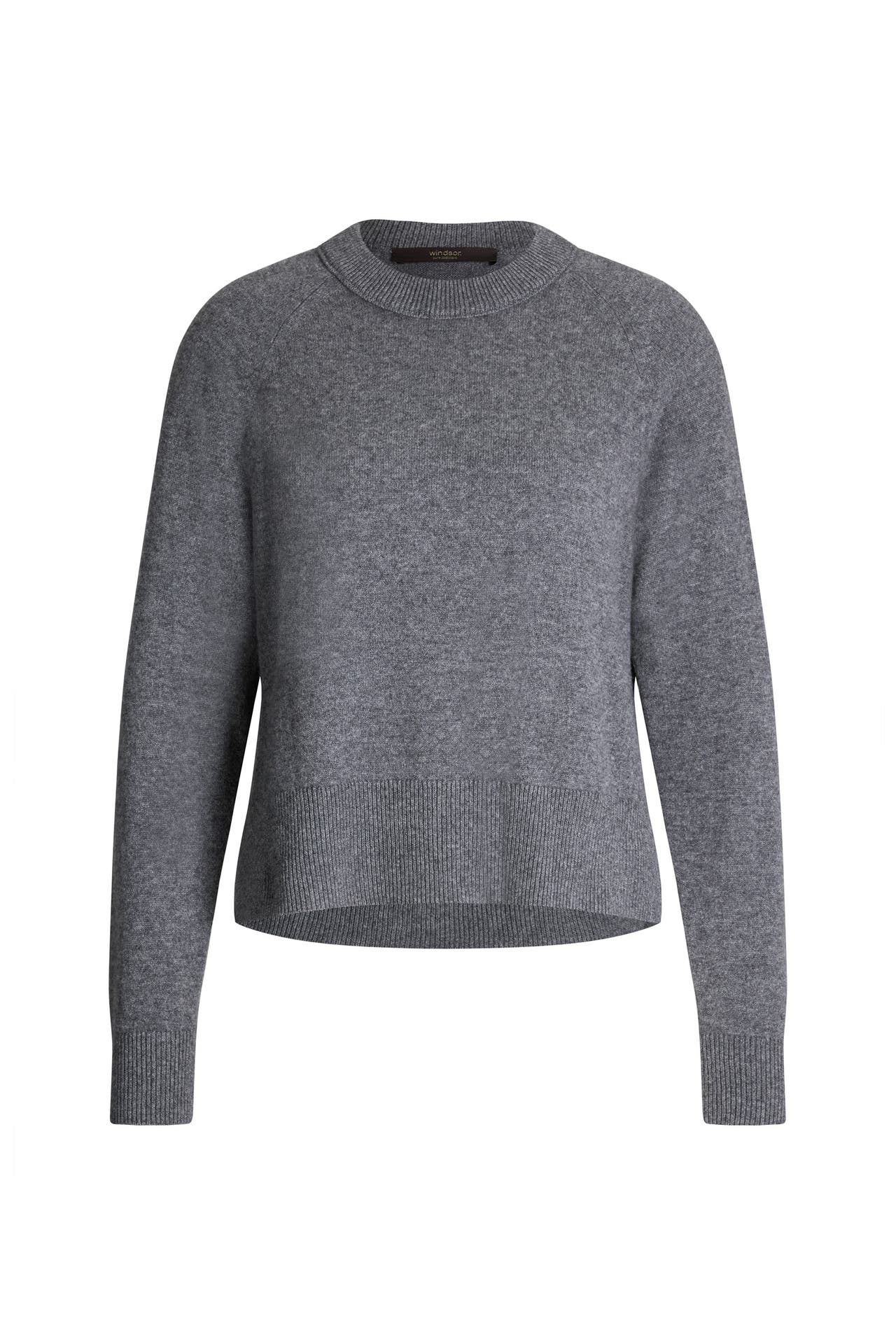 WINDSOR. Pullover Cashmere-Pullover grau, Bild 1