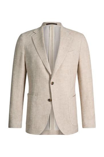 WINDSOR. Casual-Sakko Giorno beige meliert Slim Fit