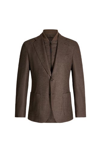 WINDSOR. Casual-Sakko Trient braun Slim Fit