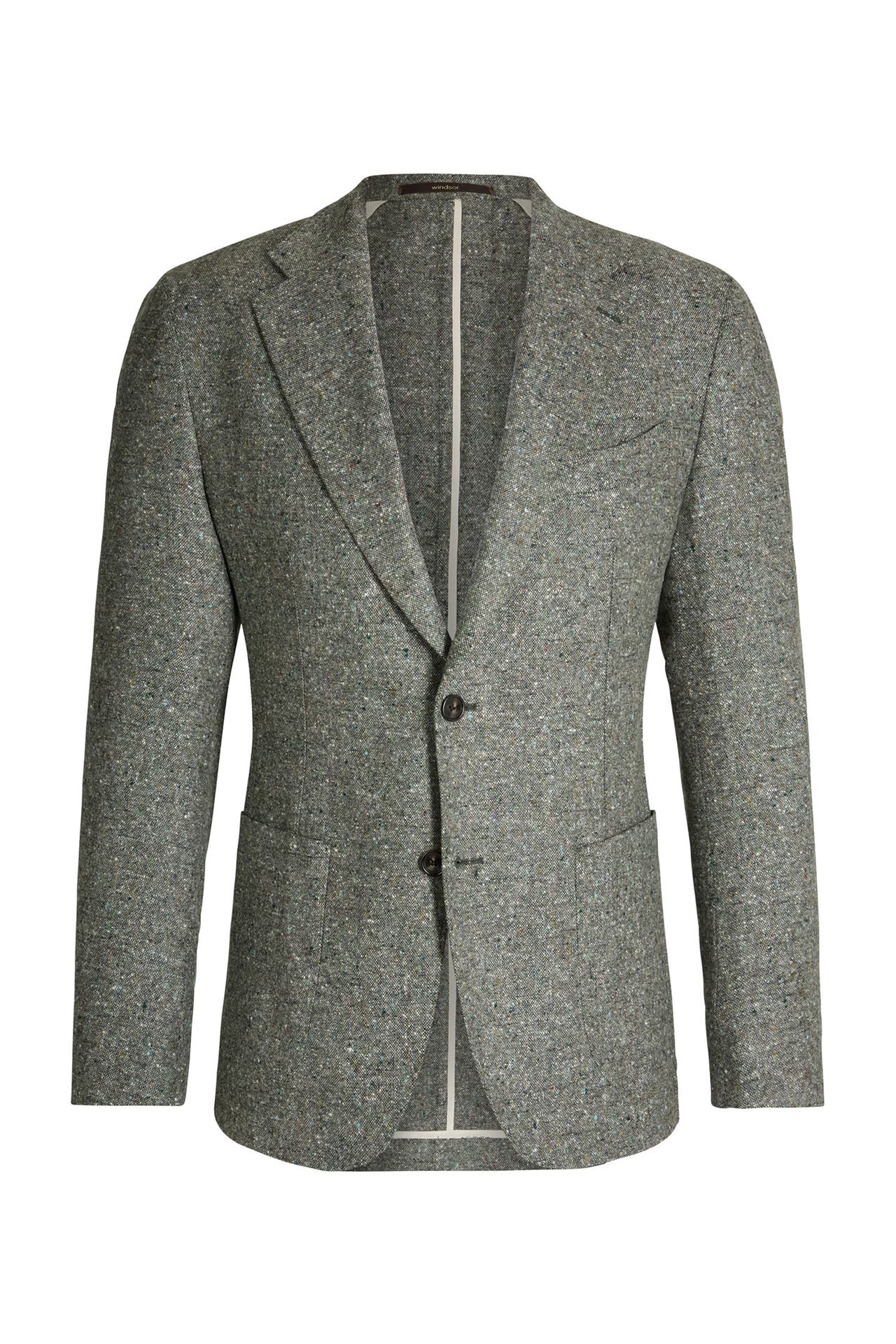 WINDSOR. Business-Sakko Giorno grün gesprenkelt Regular Fit, Bild 1