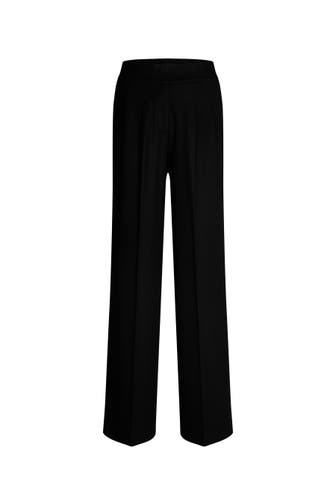 WINDSOR. Stoffhose Palazzo-Hose schwarz Culotte