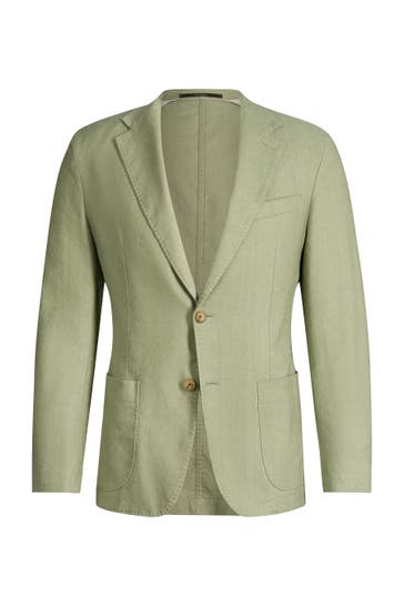 WINDSOR. Business-Sakko Giro hellgrün Regular Fit