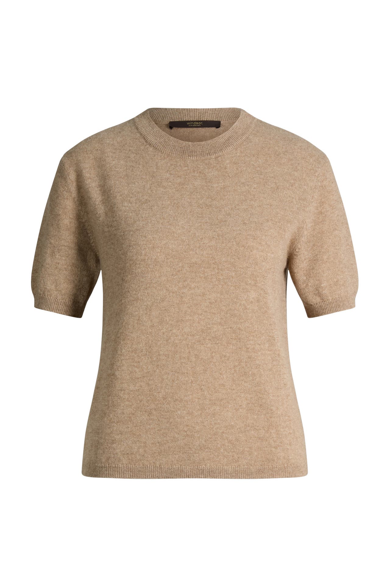 WINDSOR. Pullover Kurzarm-Shirt beige, Bild 1