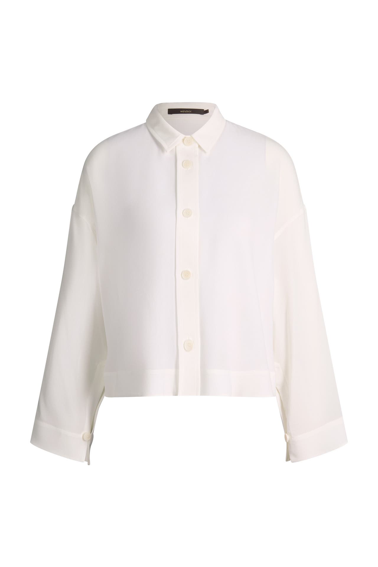 WINDSOR. Business-Bluse Hemdbluse ecru, Bild 1