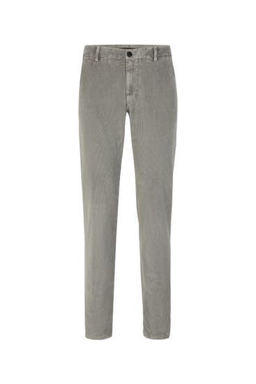 WINDSOR. - Stoffhose Cino grau Slim