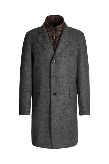WINDSOR. Wollmantel Belluno anthrazit
