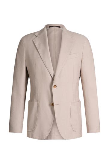 WINDSOR. Business-Sakko Giro beige Regular Fit