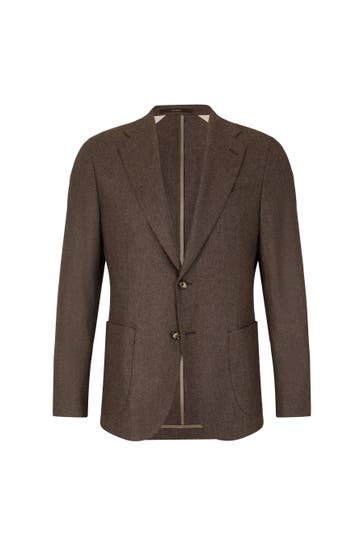 WINDSOR. Business-Sakko Giorno braun Regular Fit