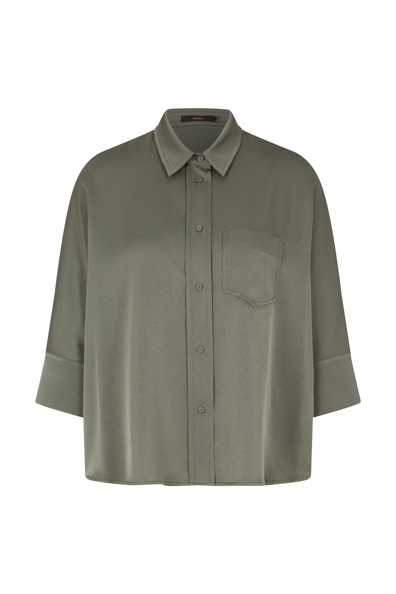 WINDSOR. Business-Bluse Bluse grün, Bild 1