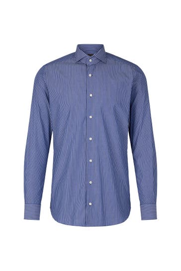 WINDSOR. Business-Hemd Trivo blau/weiß Regular Fit