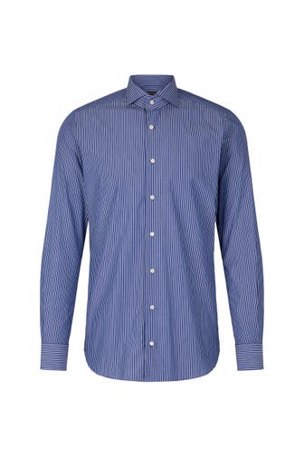 WINDSOR. Business-Hemd Trivo blau/weiß Regular Fit