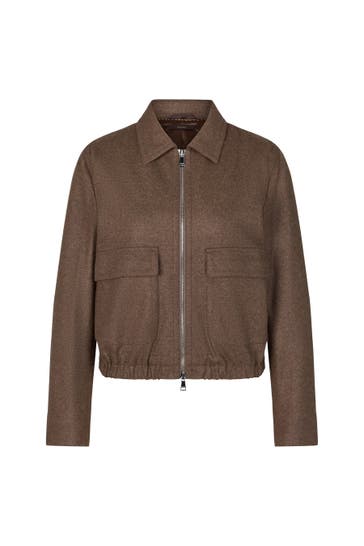 WINDSOR. Übergangsjacke Kurzblazer-Jacke braun