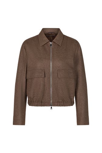 WINDSOR. Übergangsjacke Kurzblazer-Jacke braun