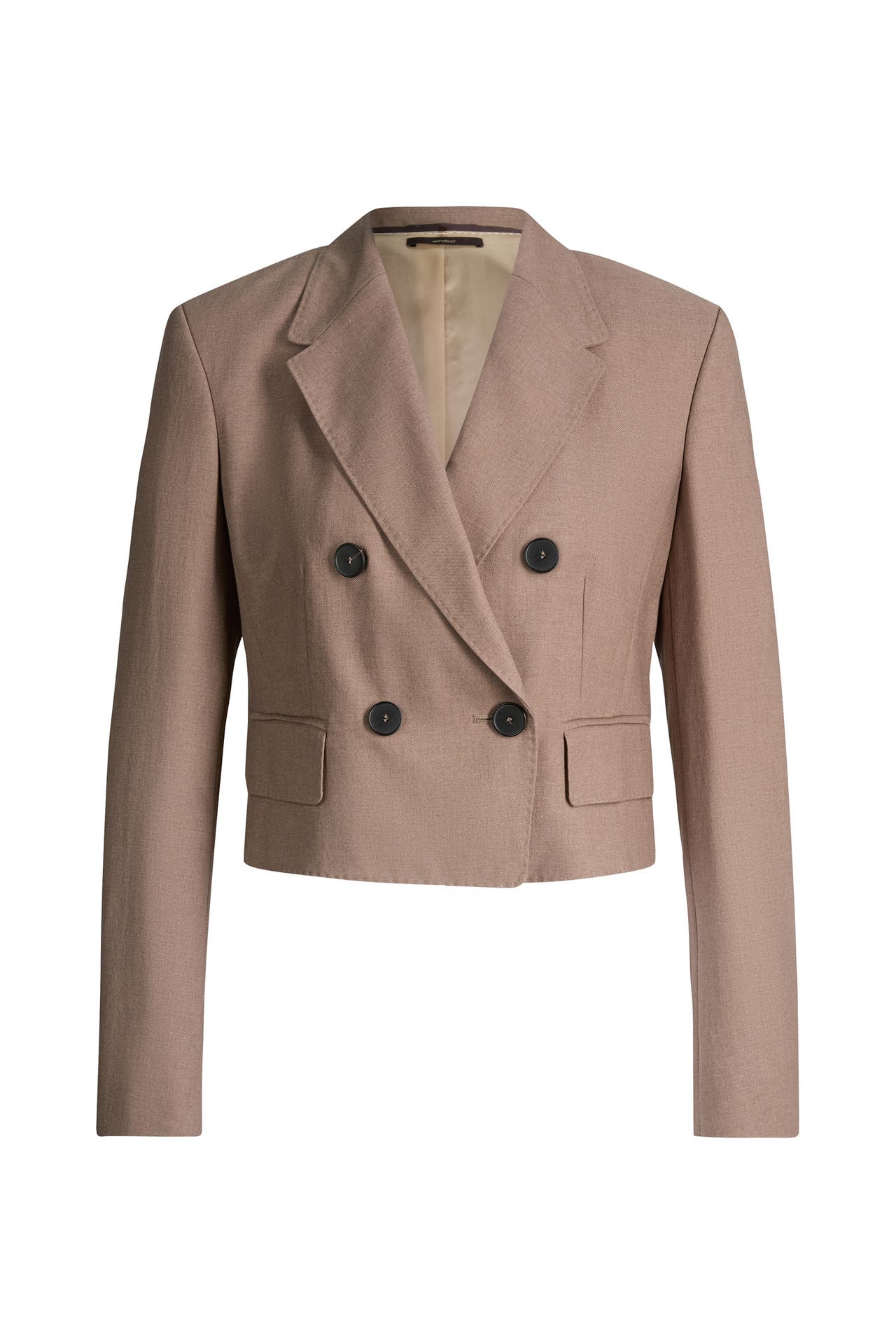WINDSOR. Blazer Doppelreiher-Spencer-Blazer braun, Bild 1