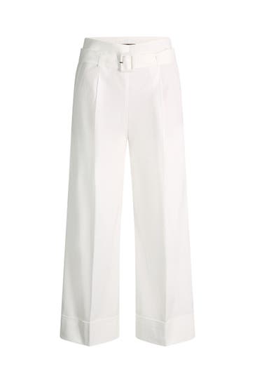 WINDSOR. Stoffhose Culotte ecru Culotte