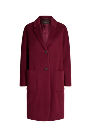 WINDSOR. Wollmantel Mantel rot
