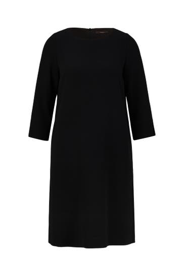 WINDSOR. Casual-Kleid Crêpe-Kleid in A-Linie in Schwarz schwarz